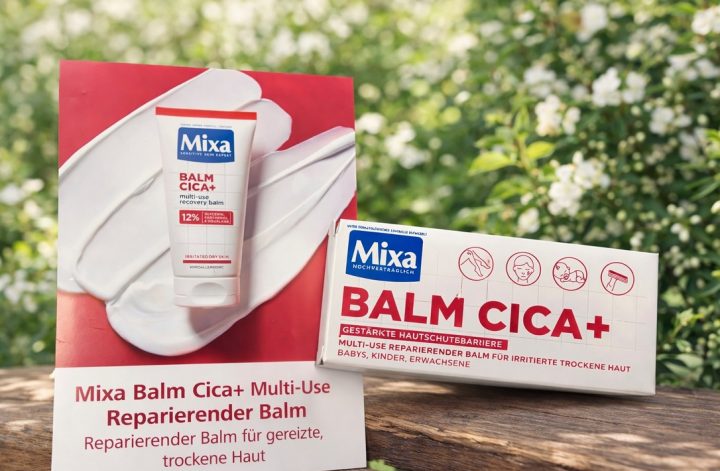 Mixa Cica Balm Produkttest bei Neurodermitis im Familienalltag