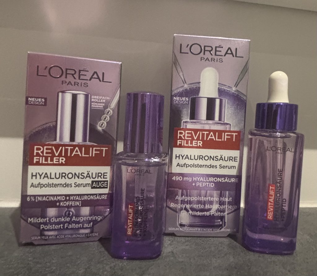 L’Oréal Revitalift Filler Serum und Augenserum in meiner Routine