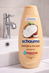 Schauma Repair und Pflege SpĂĽlung mit Kokosnuss im Produkttest