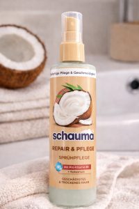 Schauma Repair und Pflege SprĂĽhpflege mit Kokosnuss im Produkttest