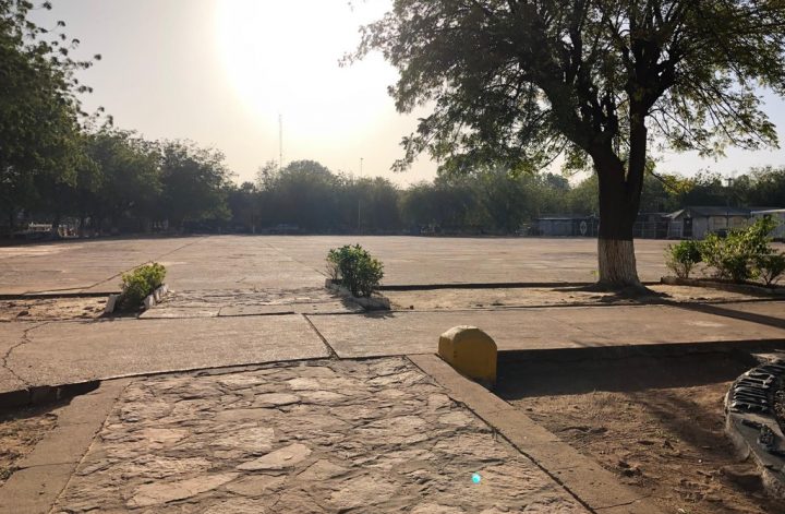 Alltag im Einsatz Bundeswehr Mali Camp Gelände am Morgen