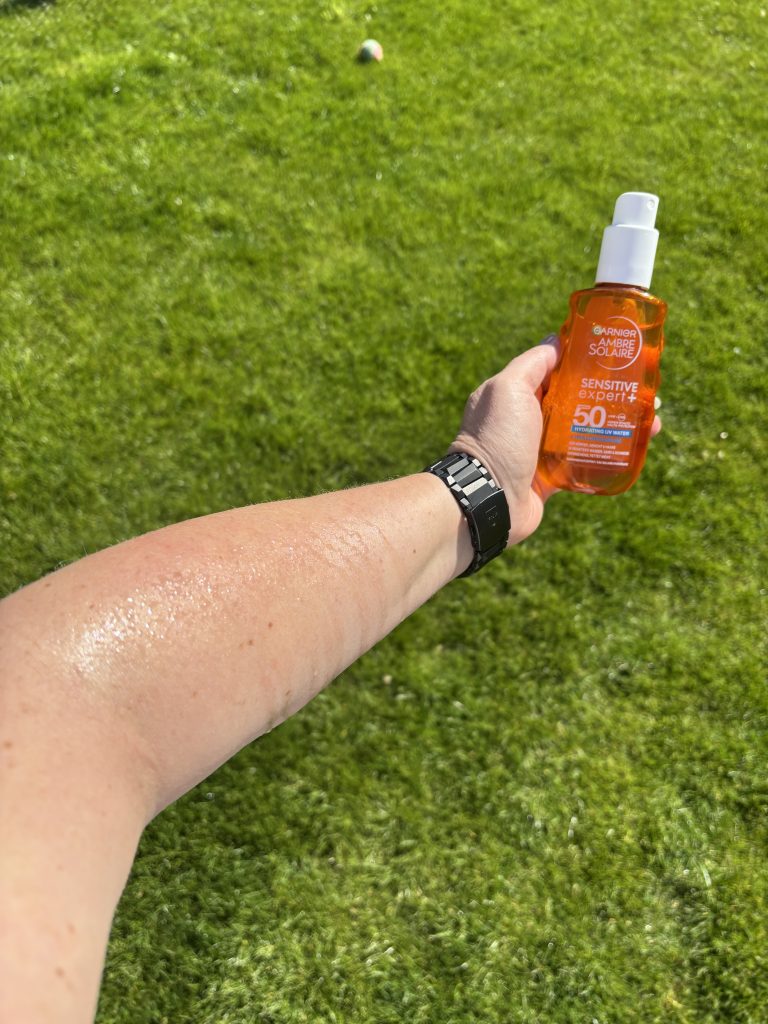 Garnier Ambre Solaire Spray mit Sprühkopf im Test