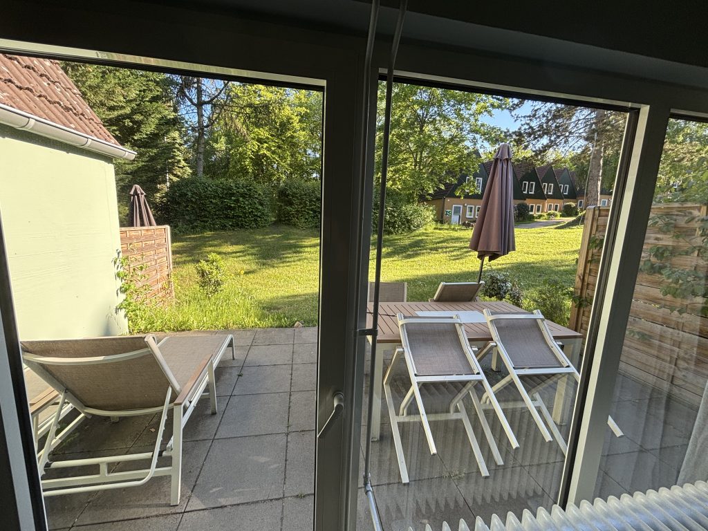 Terrasse am Premium Ferienhaus im Center Parcs Eifel