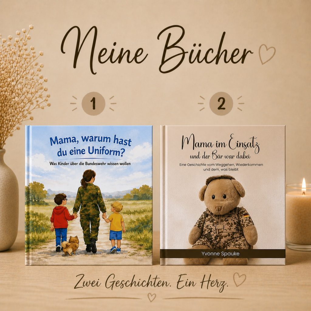 Kinderbuch Bundeswehr Einsatz Mama im Einsatz und der Bär war dabei und Mama warum hast du eine Uniform