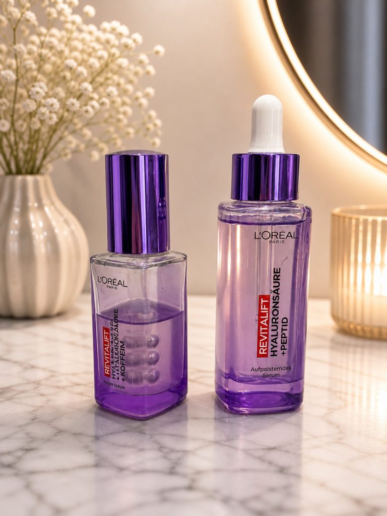 L’Oréal Revitalift Hyaluron Serum und Augenserum Anwendung