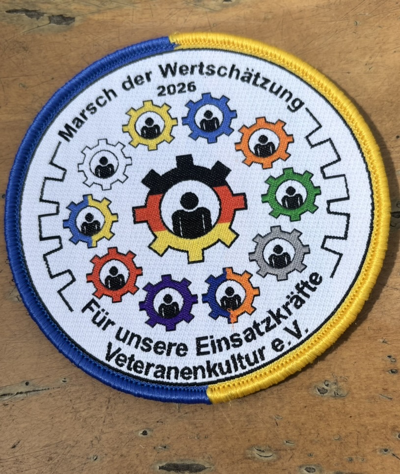 Patch Marsch der Wertschätzung beim Veteranentag Euskirchen